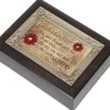 Granddaughter Such Joy Inspirational Italian Inspired Music Musical Jewelry Box