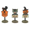 Ha, Halloween Signs Set Of 3, 6009820, Halloween Accessories