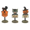 Ha, Halloween Signs Set Of 3, 6009820, Halloween Accessories