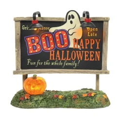Ha, Lit Ghost Billboard, 6009819, Halloween Accessories