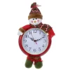 Hanging Snowman Clock, Battery-Operated, D2930