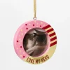 Homefront Girl Gift Love My Hero Photo Ornament