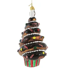 Huras, Chocolate Christmas Tree Sweets Pastry Cake, S641