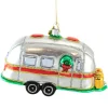 Huras, Christmas Airstream Glass Ornament Camper, S708