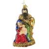 Huras, Holy Family Glass Ornament Nativity, S529