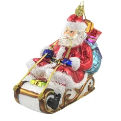 Huras, Santa On Sleigh Christmas Toboggan, S611