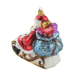 Huras, Santa On Sleigh Christmas Toboggan, S611