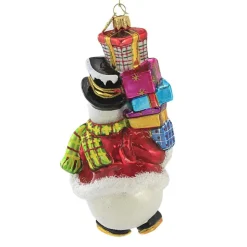 Huras, Stacked Snowman With Gifts For Christmas, S594