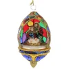 Huras, Stained Glass Nativity Dome Religious Christmas, S776