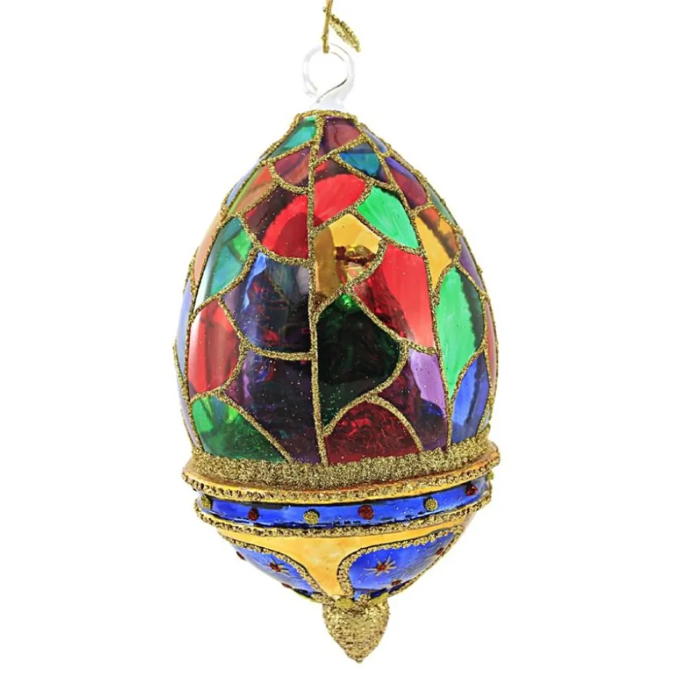 Huras, Stained Glass Nativity Dome Religious Christmas, S776