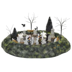 Hv, Animated Ghosts In Graveyard, 6005552, Halloween Village