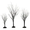 Hv, Black Bare Branch Trees, St/3, 4033851, Halloween Village