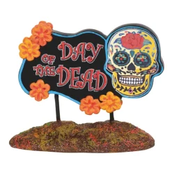 Hv, Day Of The Dead Sign, 6003230, Halloween Village