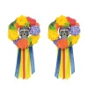 Hv, Day Of The Dead Wreaths, 6005563, Halloween Village