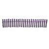 Hv, Ghoulish Purple Glitter Fence, 6007704, Halloween Village