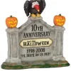 Hv, Halloween 10Th Anniversary Sign, 805026, Halloween Village