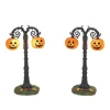 Hv, Hallows Eve Lit Street Lamps, 6012281, Halloween Village