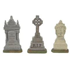 Hv, Imposing Monuments, Set Of 3, 6010450, Halloween Village