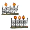 Hv, Jack-O-Lantern Lit Fence, 6005557, Halloween Village
