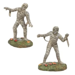 Hv, Mummies Parade Set Of 2, 6010451, Halloween Village