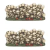 Hv, Scary Skeletons Wall St/2, 6011476, Halloween Village