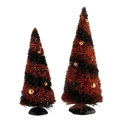 Hv, Sisal Trees, 9.5", 7.5" Set Of 2