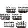 Hv, Spooky Wrought Iron Fence Set/6,, 56.52982, Halloween Village
