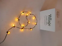 Hv, Sting Of 12 Pumpkin Lights, 56.2700, Halloween Village