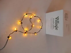 Hv, Sting Of 12 Pumpkin Lights, 56.2700, Halloween Village