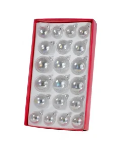 Iridescent Glass Ball Ornaments, 20-Piece Box Set, J0316, Kurt Adler