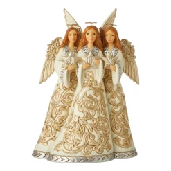 Jim Shore, Holiday Lustre Trio Of Angels, 6006611, Heartwood Creek