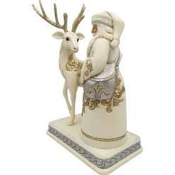 Jim Shore, Holiday Lustre Santa/Reindeer, 6006615, Heartwood Creek