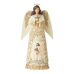 Jim Shore, Holiday Lustre Nativity Angel, 6006612, Heartwood Creek