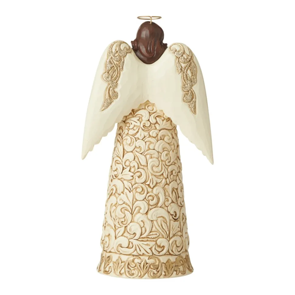 Jim Shore, Holiday Lustre Nativity Angel, 6006612, Heartwood Creek