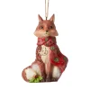 Jim Shore, Wonderland Fox Ornament, 6006610, Heartwood Creek