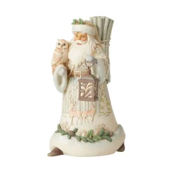 Jim Shore, Woodland Santa With Owl/Lantern, 6006578, Heartwood Creek