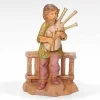 Jonas, Boy Bagpiper Nativity Figure, Fontanini, 5"