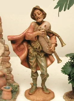 Josiah With Bagpipes, 7.5", Fontanini, 52852