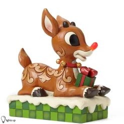 Large Rudolph With Lited Nose