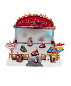 Led Light-Up Musical Bumper Cars Table Piece, C5633, Kurt Adler
