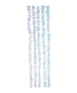 100-Light Silver Iridescent Tinsel Cascade Cool White Light Set, Ad1001Scw, Kurt Adler