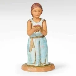 Madeline, Girl W/Roses Fig, Fontanini, 5"