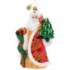 Magnificent Santa Ornament, 1019696, Christopher Radko