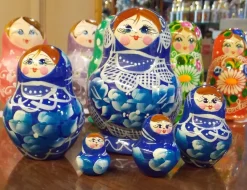 Matryoshka In Blue