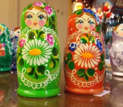 Matryoshka In Red, Green Or Blue