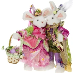Mr. & Mrs. Royal Court Rabbits Pair, Small