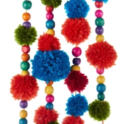 Multi-Color Pompom Garland, C2553