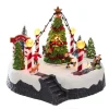 Musical Led Lighted Ice Rink With Trees Tabletop Battery Operated, C5624, Kurt Adler