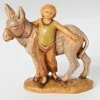 Nisan, Young Boy W/Donkey 5", Fontanini, 54064