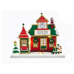 North Pole Buildings, 4 Assorted